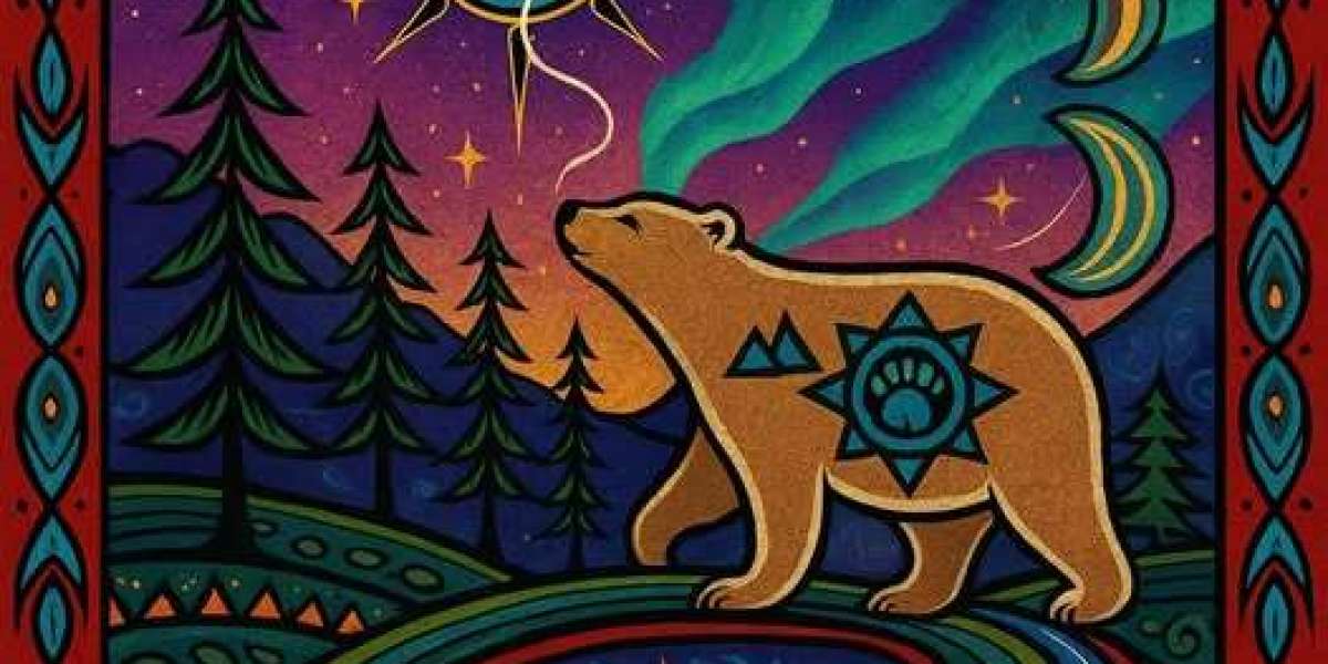 "The Bear Who Follows the Northern Lights"